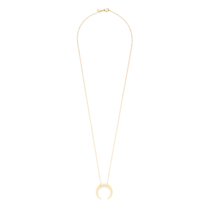 Cayne crescent pendant necklace outlet