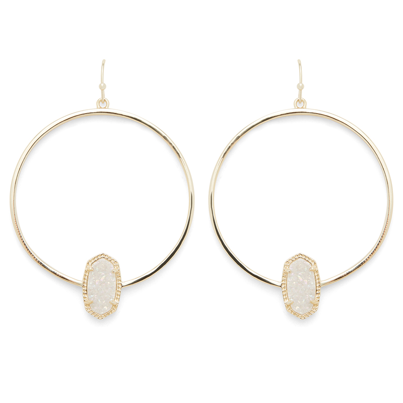 Kendra scott elora on sale frontal hoop earrings