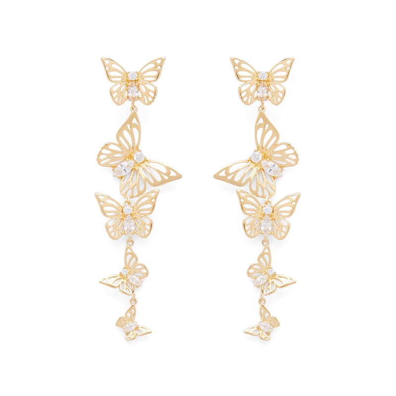 Rocksbox: Social Butterfly Linear Earrings by Kate Spade