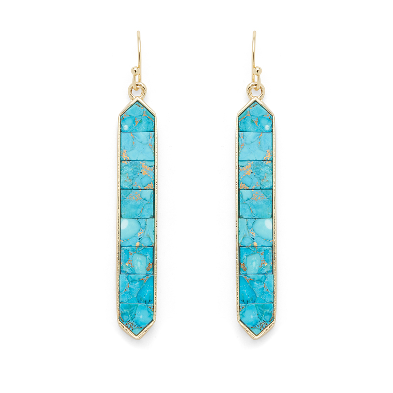 Rocksbox: Austin Teardrop Druzy Earrings by Ava Rose