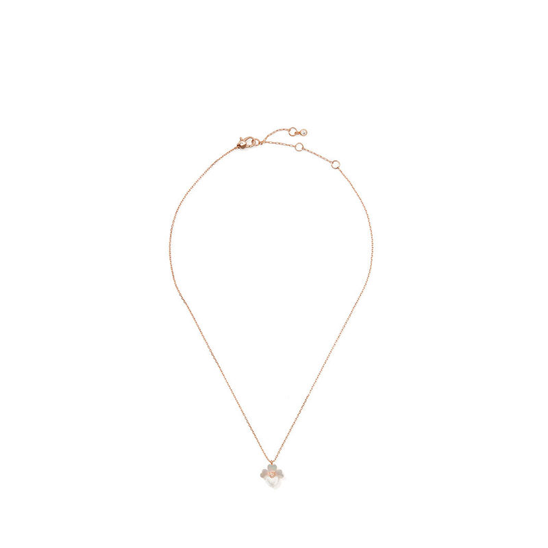 Gold hot sale spade necklace