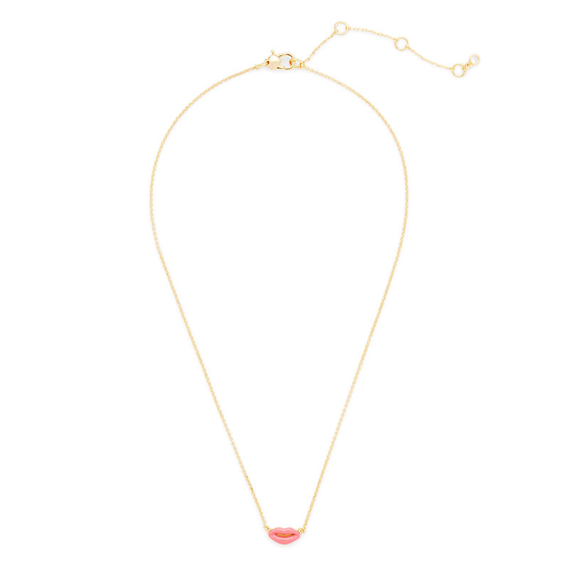 Kate spade deals lips necklace