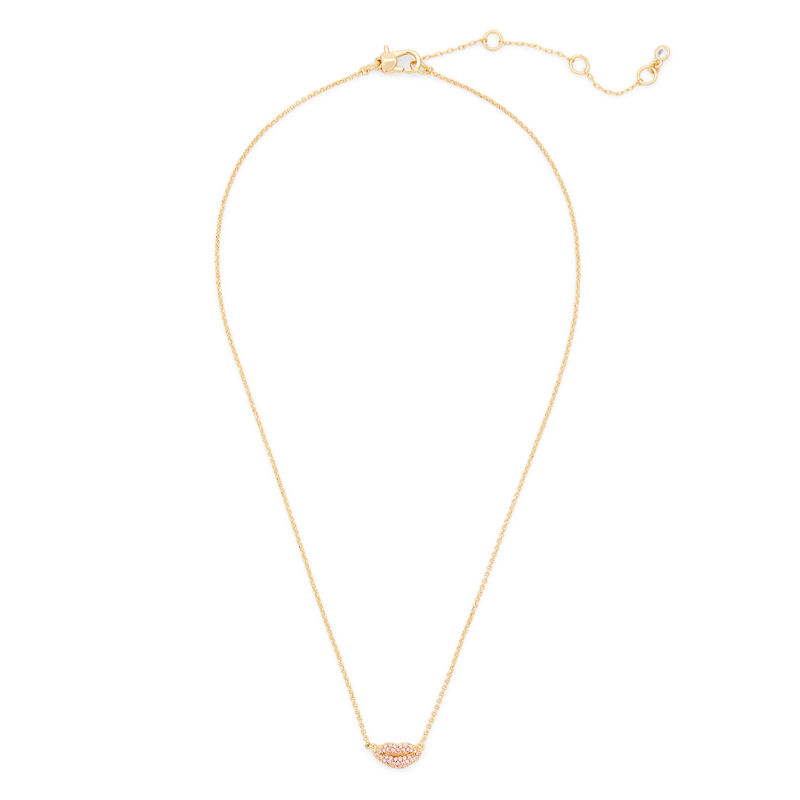 Rocksbox Pave Lip Mini Pendant by Kate Spade