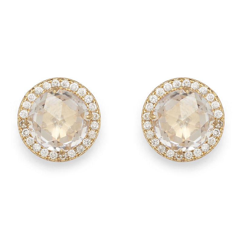 Kate spade pave hot sale halo studs