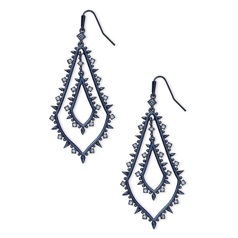 Kendra scott hot sale navy earrings