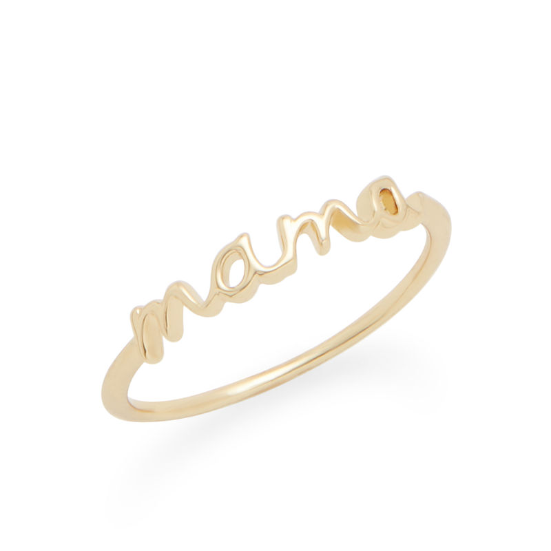 Mama on sale script ring