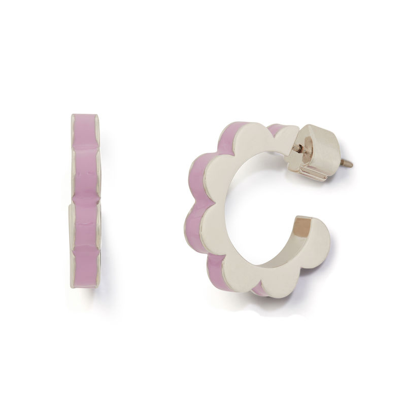 Kate spade scallop sales hoop earrings