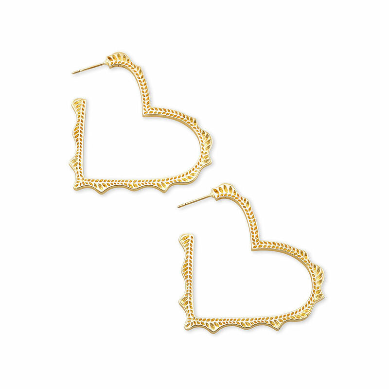 Kendra scott deals heart hoops