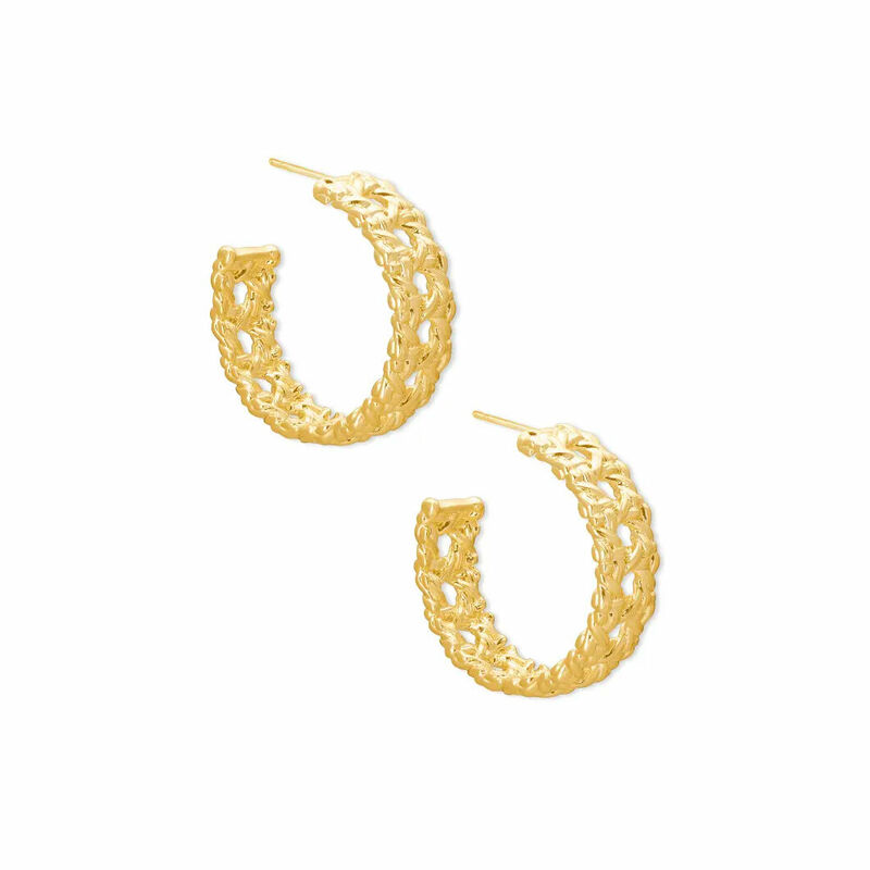 Kendra scott gold deals hoops