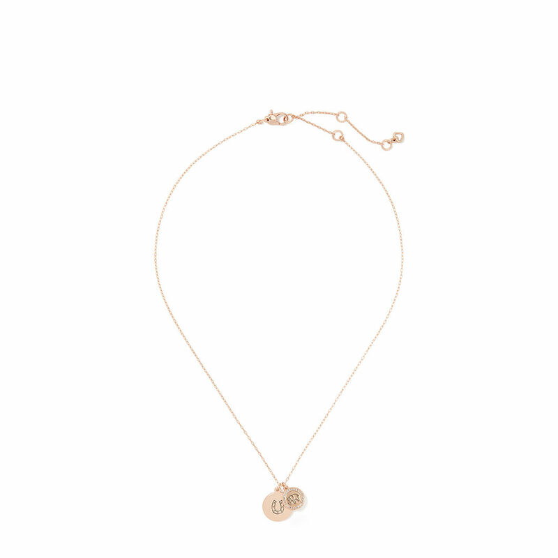 Kate spade rose on sale necklace