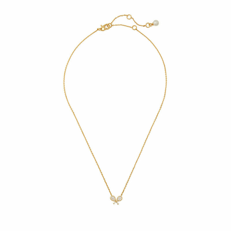 Tennis court store necklace