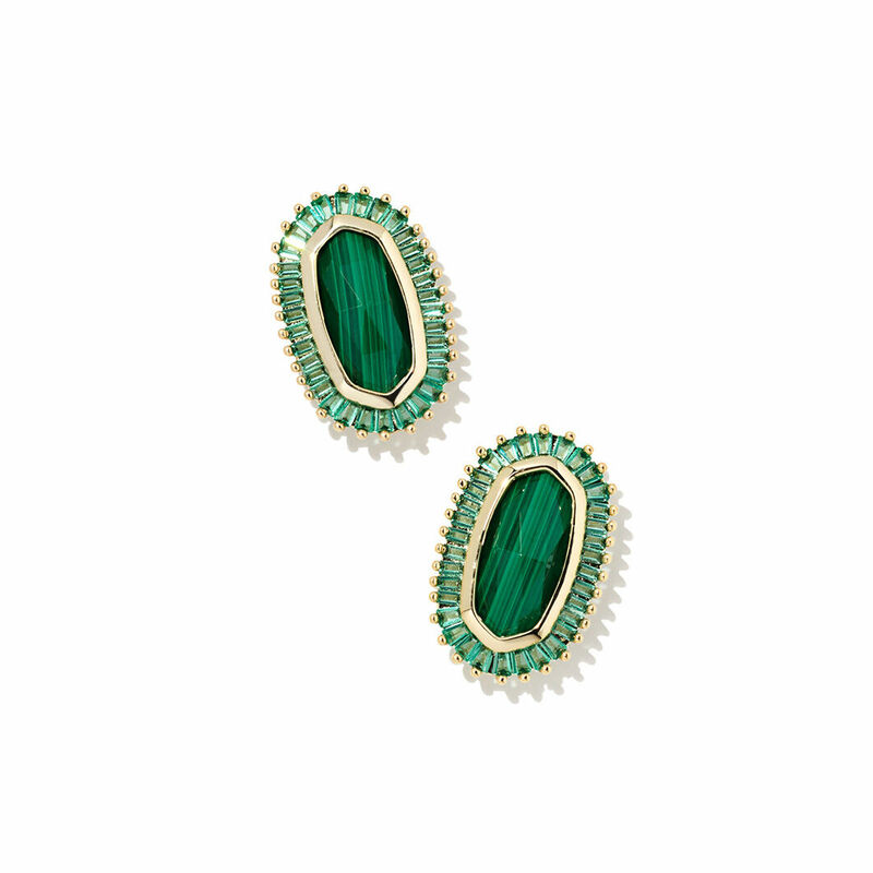 Kendra scott deals emerald earrings