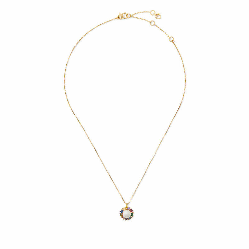 Chanel CC Open Heart Pendant Necklace (Gold Tone)