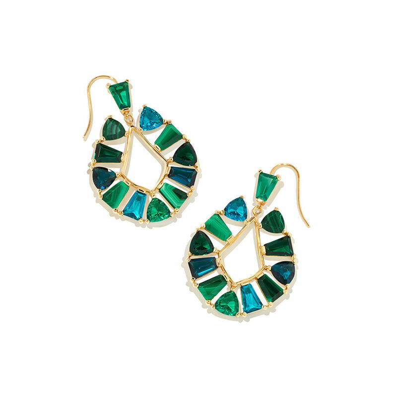 Kendra scott emerald green on sale earrings