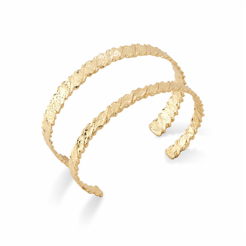 Liane cuff bracelet gold