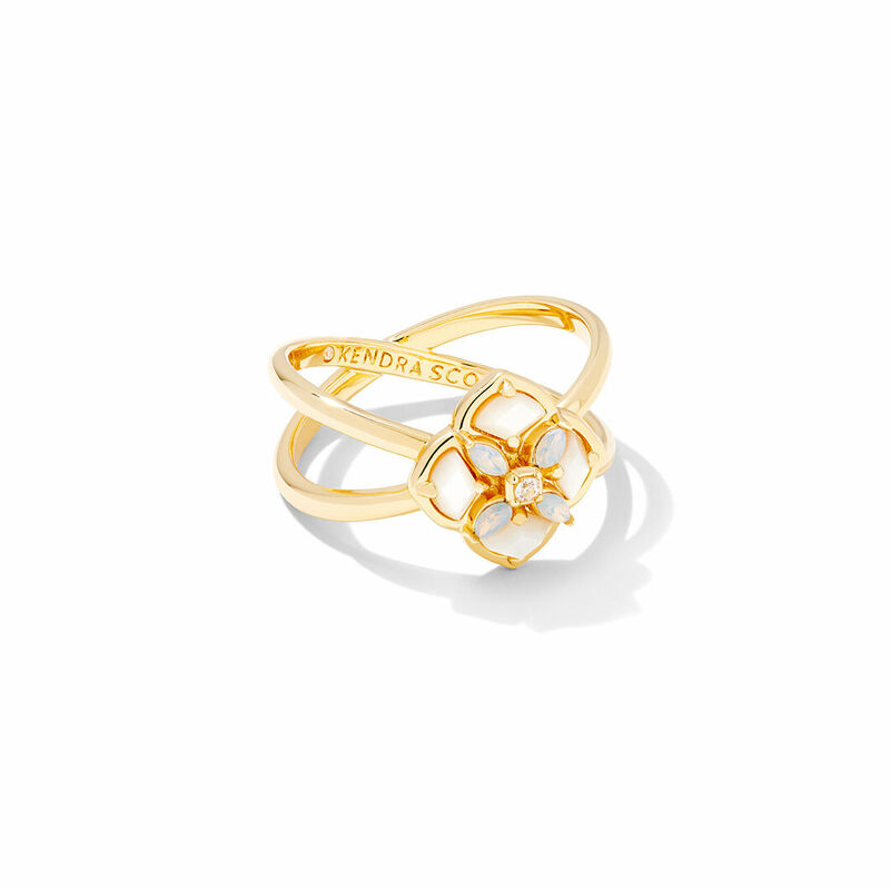 Louis Vuitton Flower Full Ring - Brass Cocktail Ring, Rings