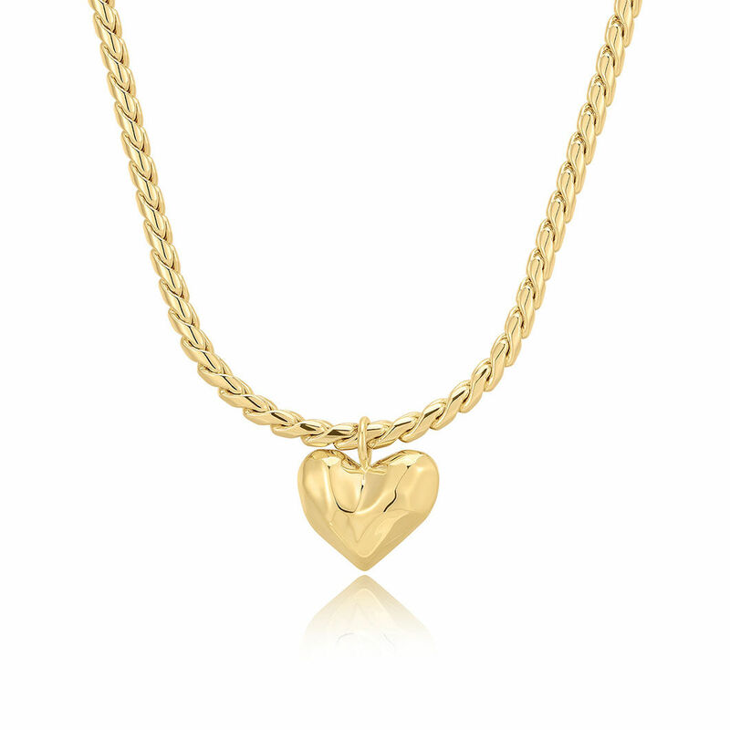 残りわずか】 dept necklace ブラック heart given アクセサリー ...