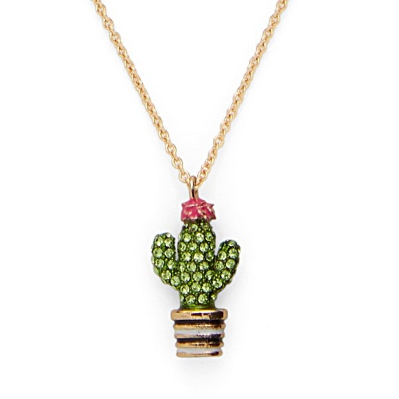 cactus necklace kate spade