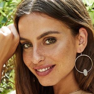 Elora gold 2025 hoop earrings