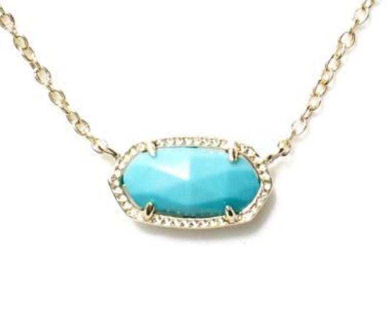 Kendra scott teal on sale necklace