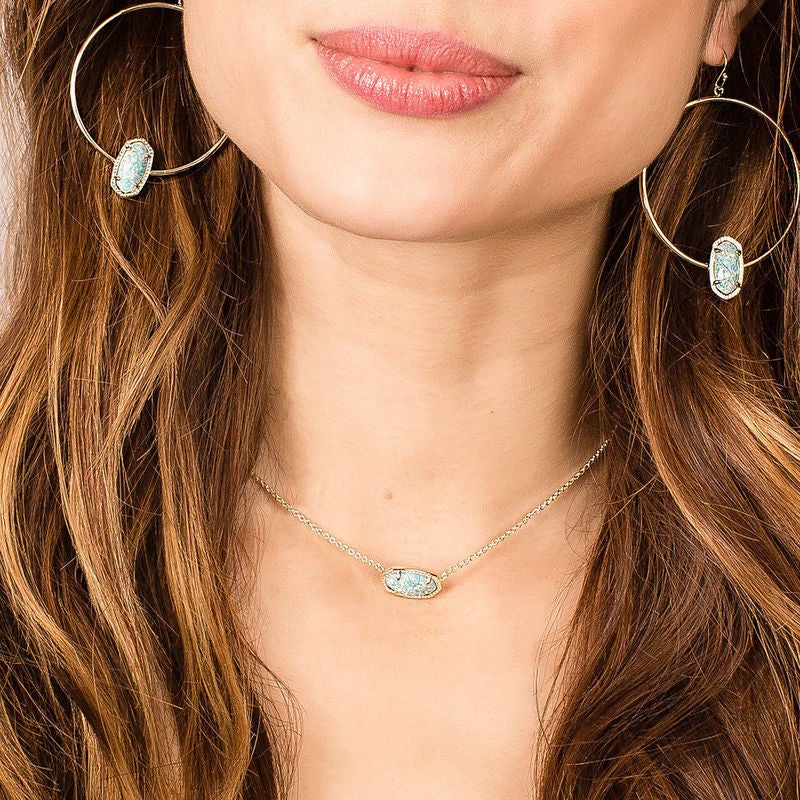 KENDRA SCOTT Silver Elisa Pendant Necklace - Mother of Pearl | Pendant  necklace, Pendant, Necklace