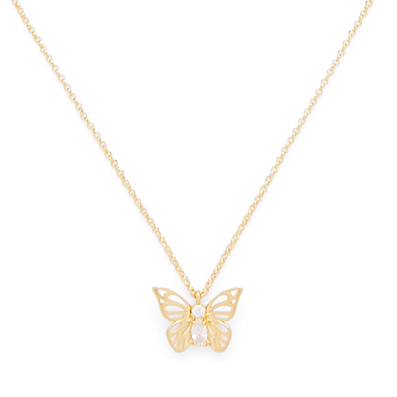 Kate spade clearance butterfly necklace