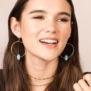 Elora hoop earrings sale