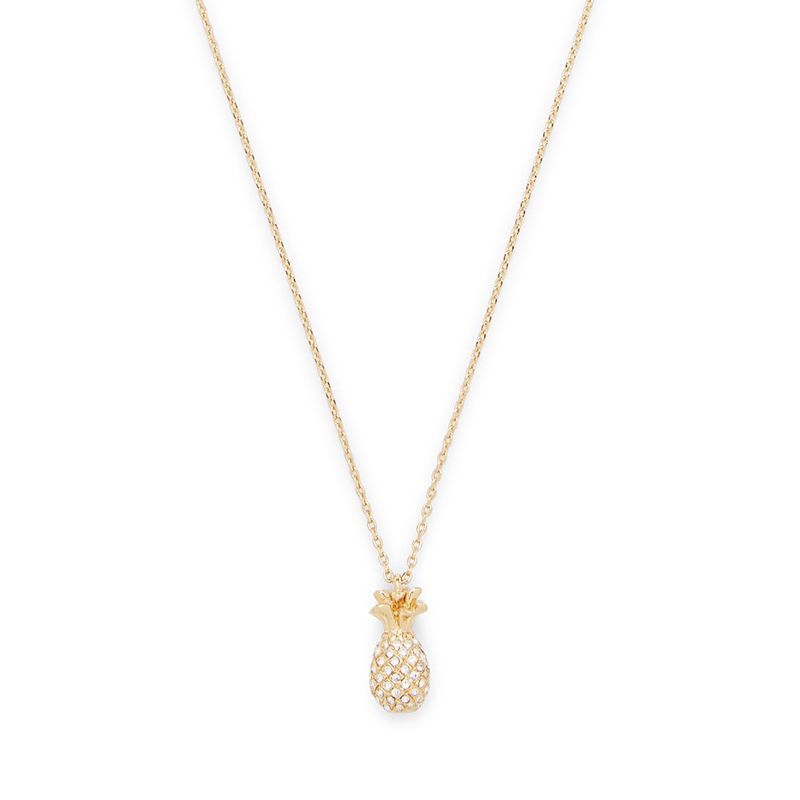 Rocksbox: By the Pool Pave Pineapple Mini Pendant by Kate Spade