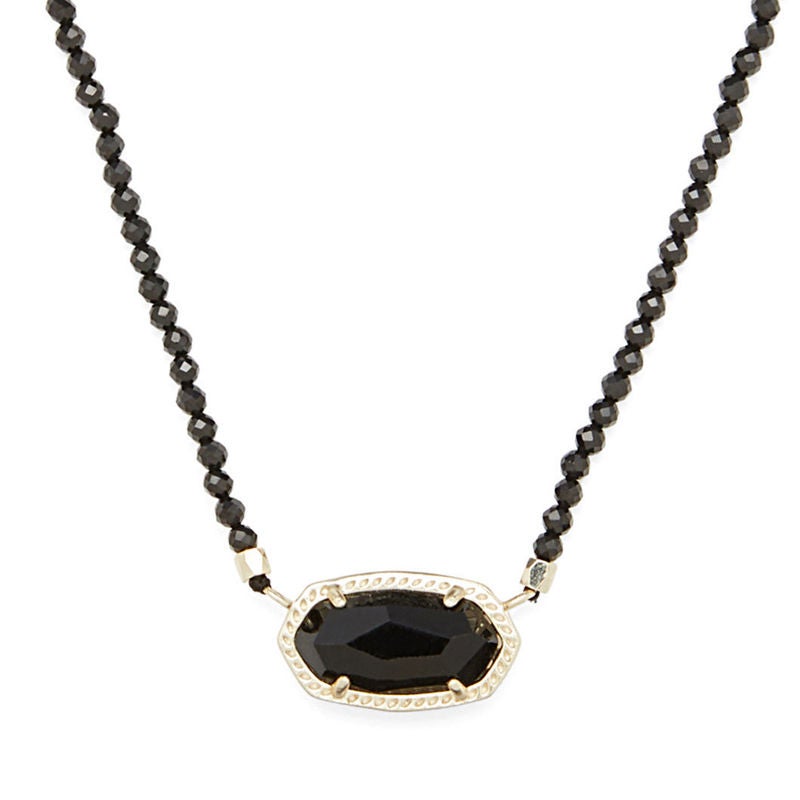 Kendra Scott | Jewelry | Kendra Scott Pearl Beaded Elisa Gold Necklace  Ivory Mother Of Pearl Wdust Bag | Poshmark