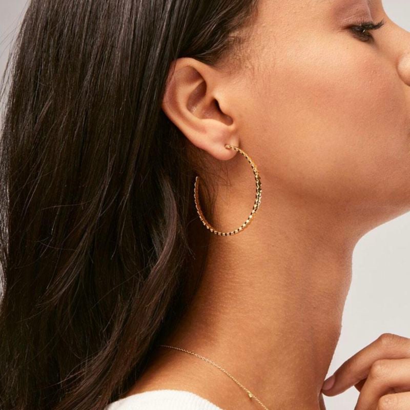 gorjana chloe hoop earrings