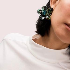 kate spade petal earrings