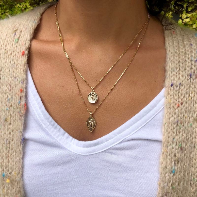 Rocksbox: Helper Coin Pendant by Joy Dravecky