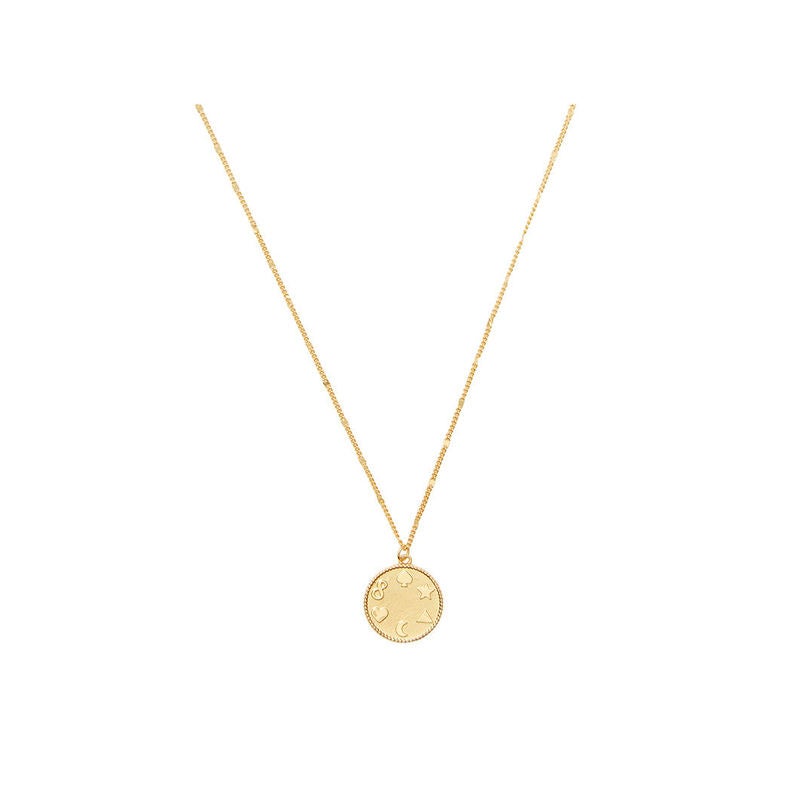 Kate spade hot sale coin necklace