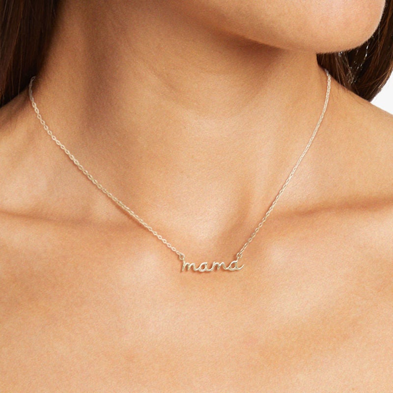 letter v initial necklace