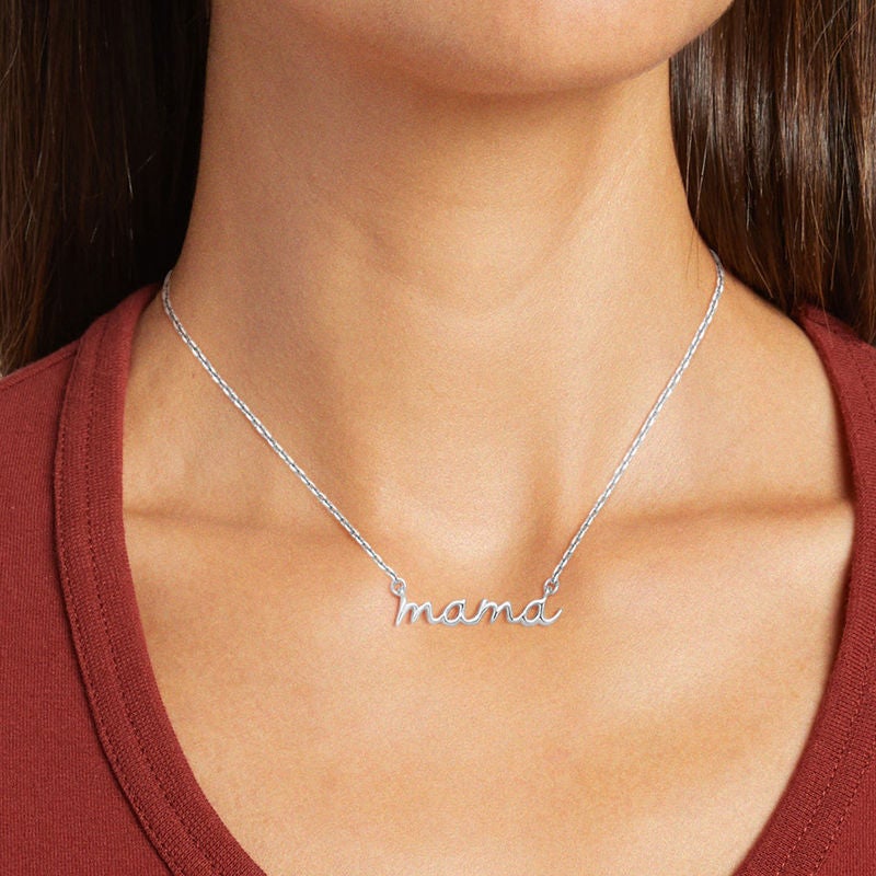 Blessed Mama - Silver Necklace – Erin's $5 Splurge