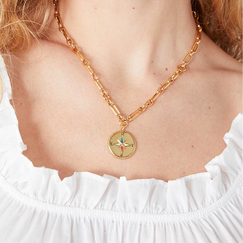 My Medallion Compass Pendant by Kate Spade