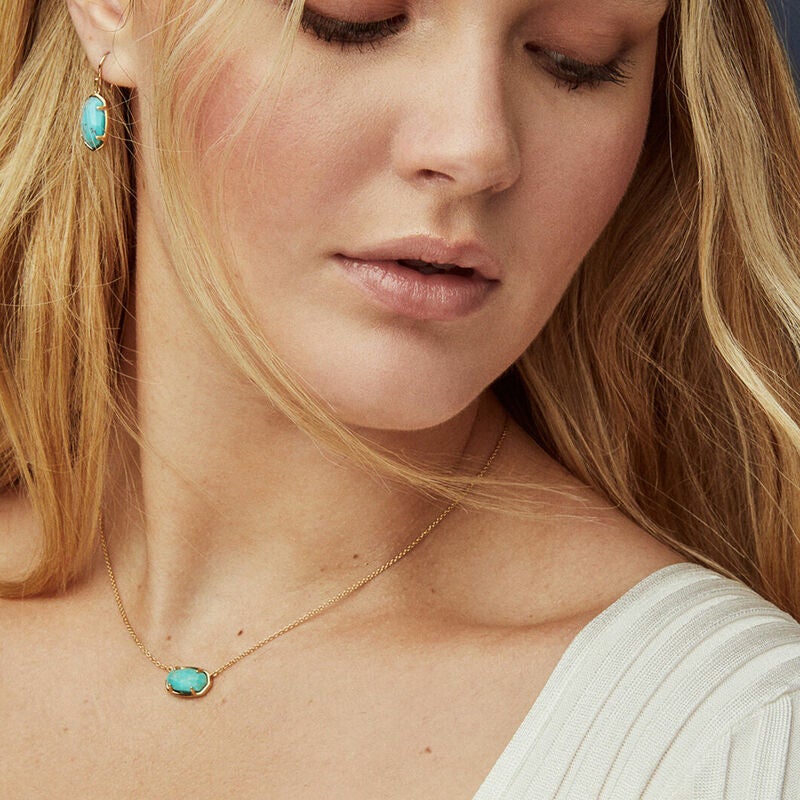 Kendra Scott Elisa Silver Iridescent Drusy Necklace – Manhattan Fields  Boutique