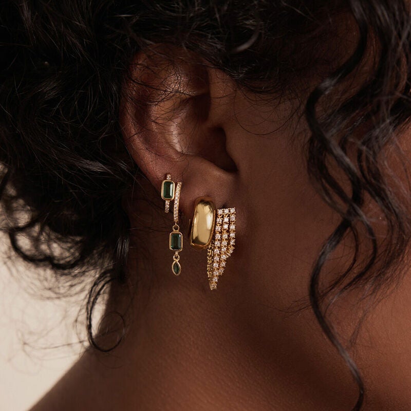 Luvente Rose Gold Hoop Earrings — Màti