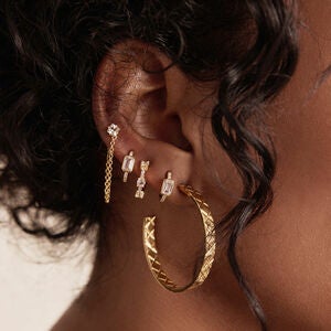 Rocksbox: The Louis Chain Hoops by Luv AJ