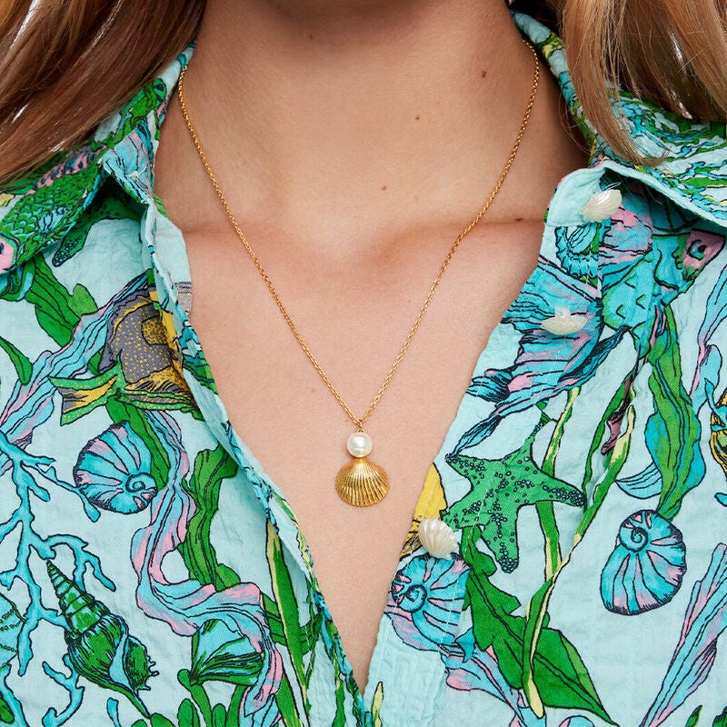 Rocksbox: Reef Treasure Mini Pendant by Kate Spade