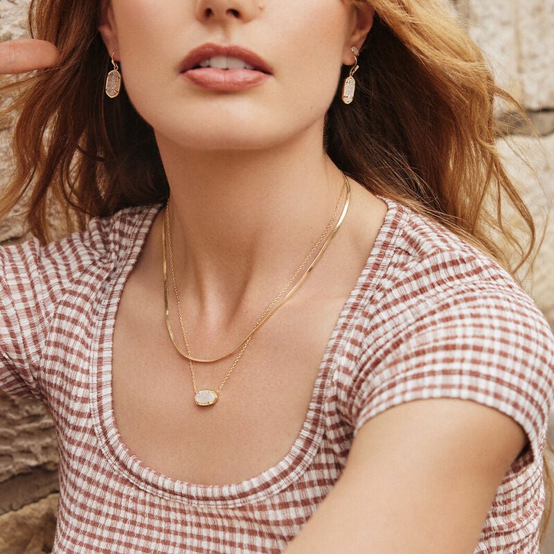 Kendra Scott Kassie Chain Necklace in Gold - Her Hide Out