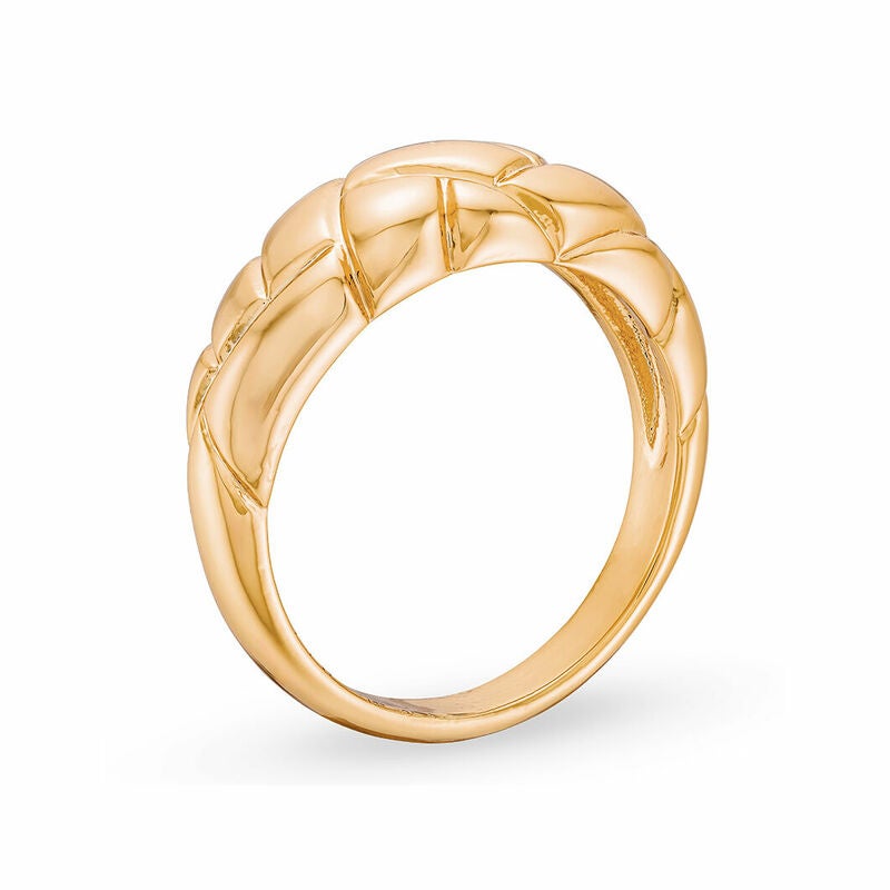 IFASHION 18K Solid Yellow Gold Snake Ring Jewelry(AU750) Women Net  Celebrity Designer All-Match Single Product Fashion Lady